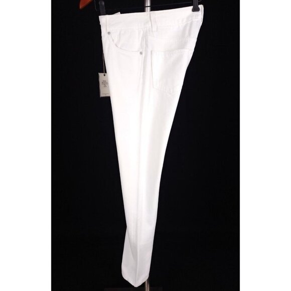 Officine Generale Slim Fit Japanese Selvedge Denim Jeans 28 Mens White $315 - Picture 12 of 14